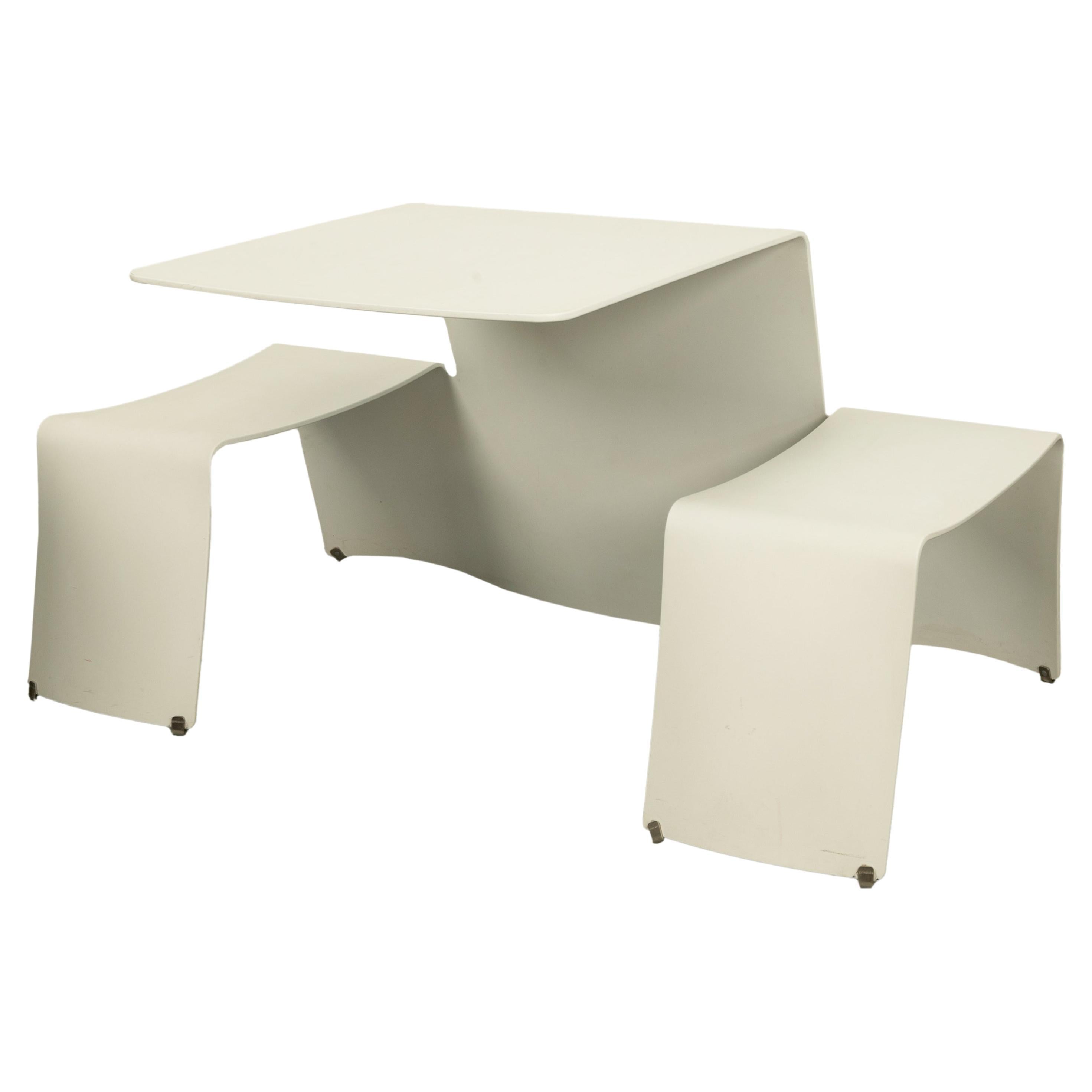 Post Modern Picnik Dining Table Seating by Xavier Lust Dirk Wynants for Extremis en venta