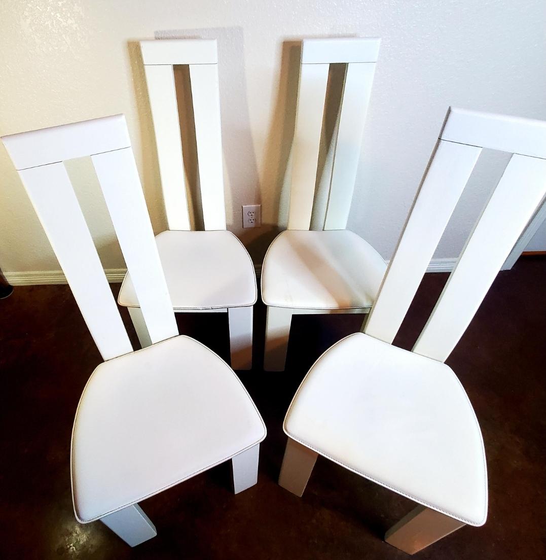 Late 20th Century Post Modern Pietro Costantini Chairs - Set of 4 For Sale