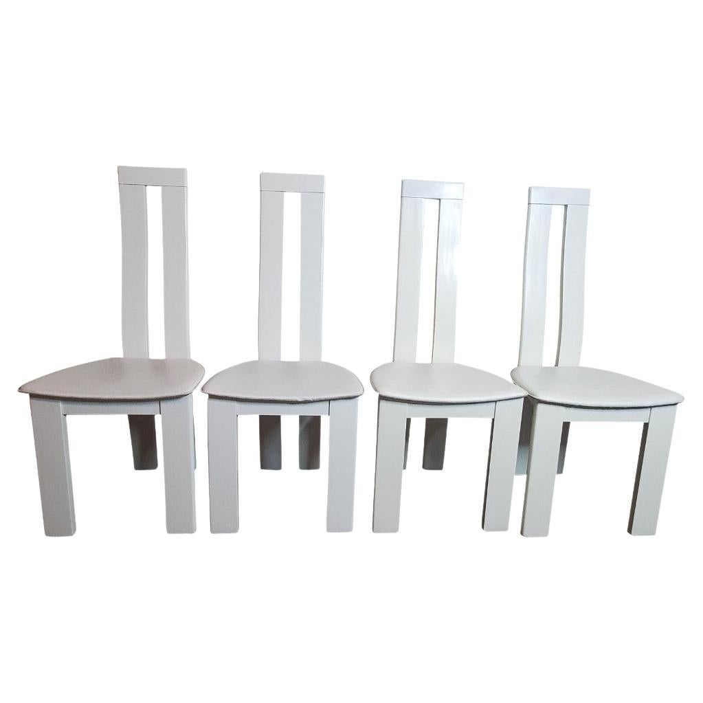 Post Modern Pietro Costantini Chairs - Set of 4 For Sale