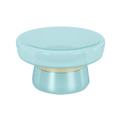 Post-Modern Pigmented Glass Taboo Center Table by Draga & Aurel
