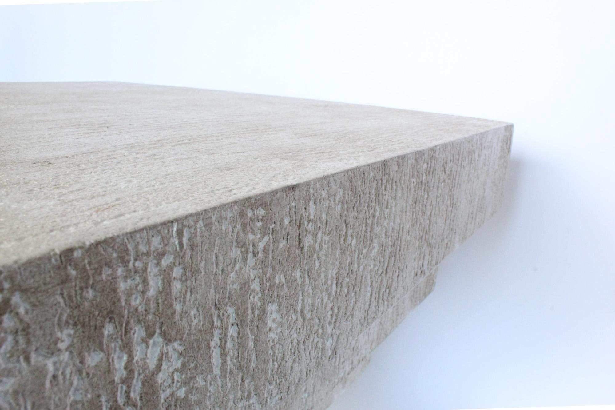 Postmodern Plaster Stacked Table For Sale 3