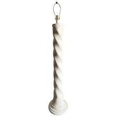 Post Modern Plaster Twist Floor Lamp