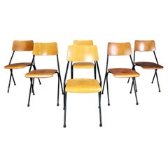 Chaises de salle à manger en contreplaqué The Moderns, 1970