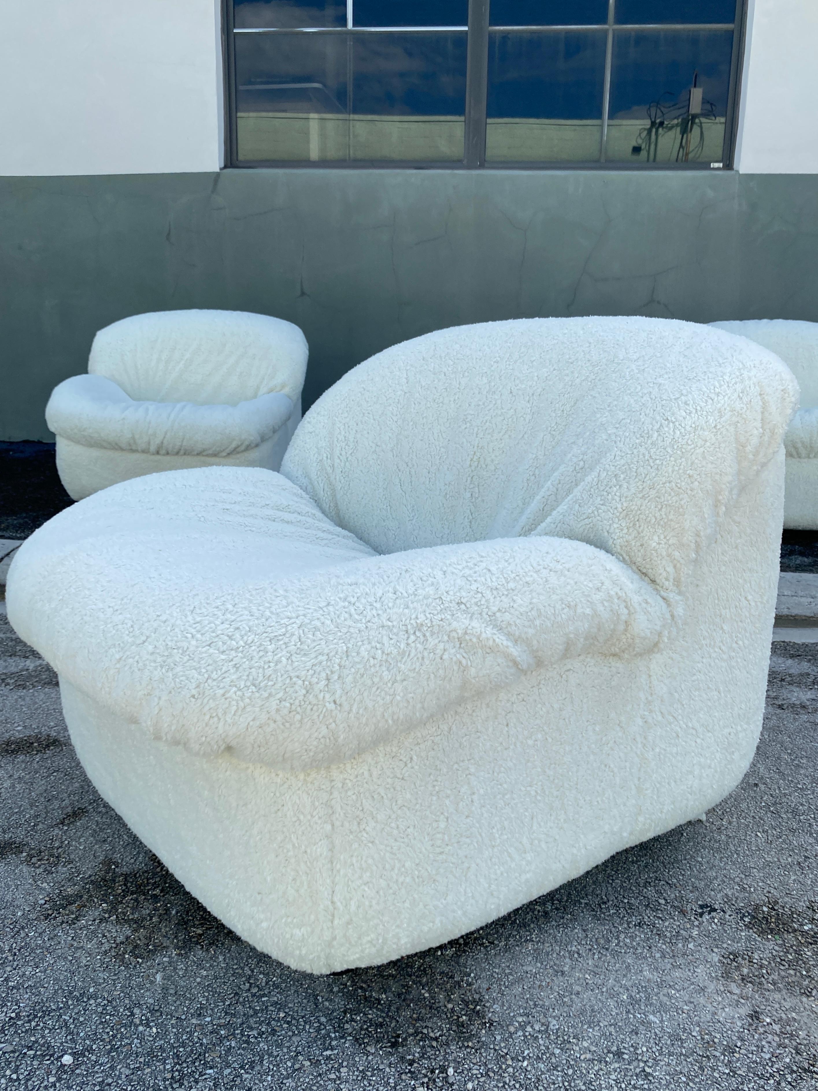 Post Modern Pod Lounge Chairs, 3 Available 4