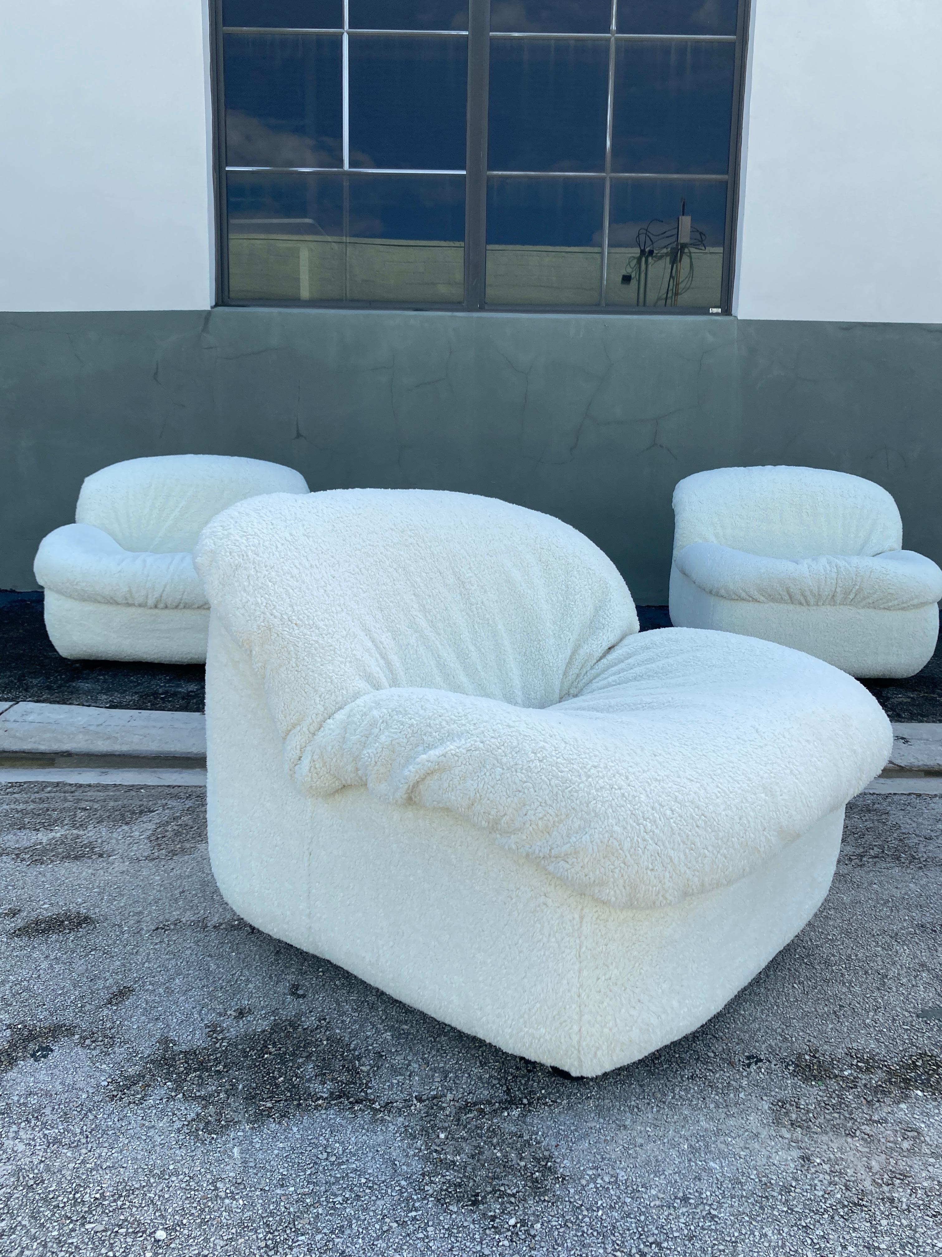 Post Modern Pod Lounge Chairs, 3 Available 3