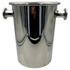 Post Modern Polished Stainless Ice Bucket by Ettore Sottsass for Alessi