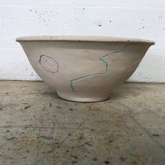 Postmodern Pottery Centrepiece Bowl or Fruit Bowl