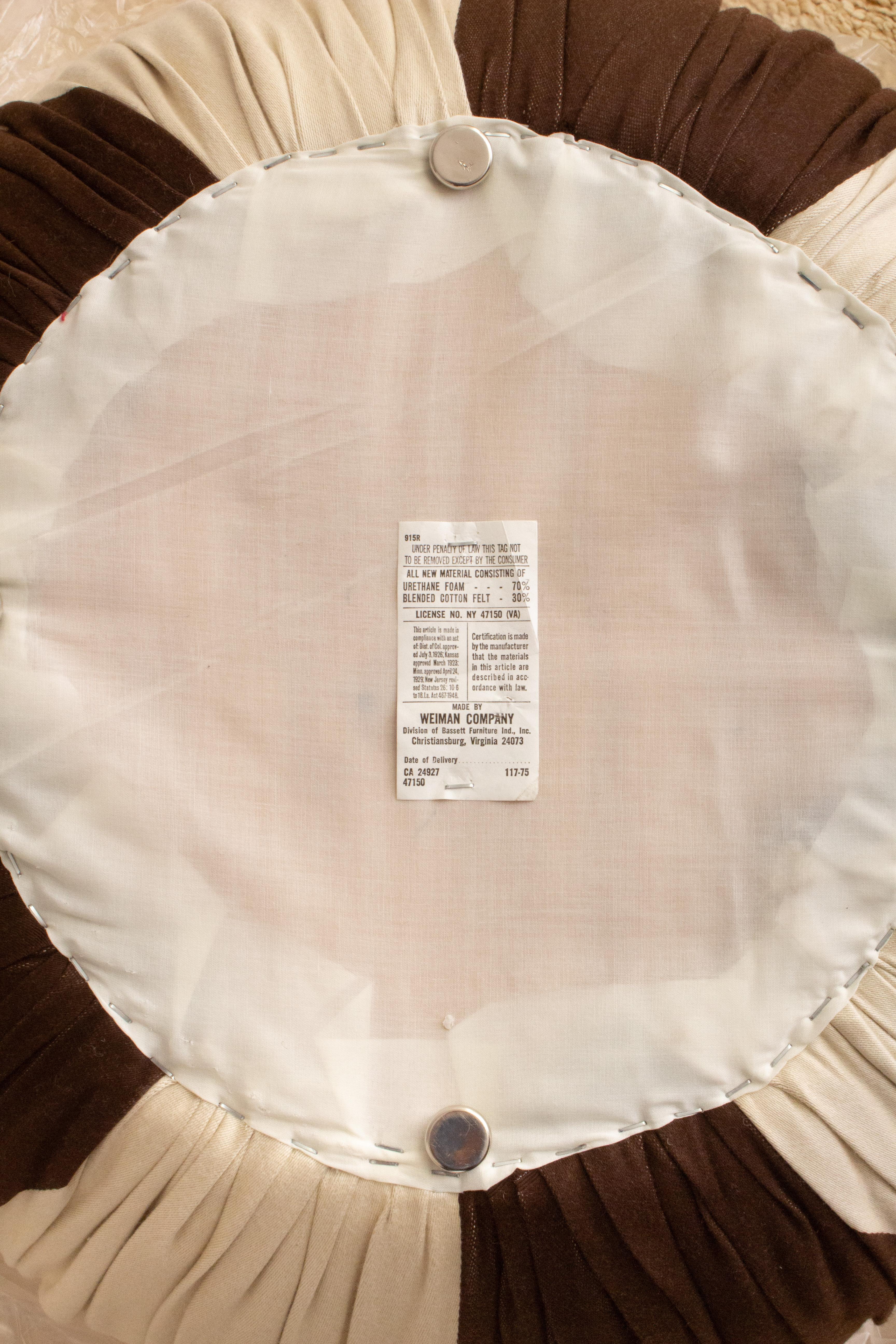 Post Modern Pouf Ottoman by Weiman For Sale 3