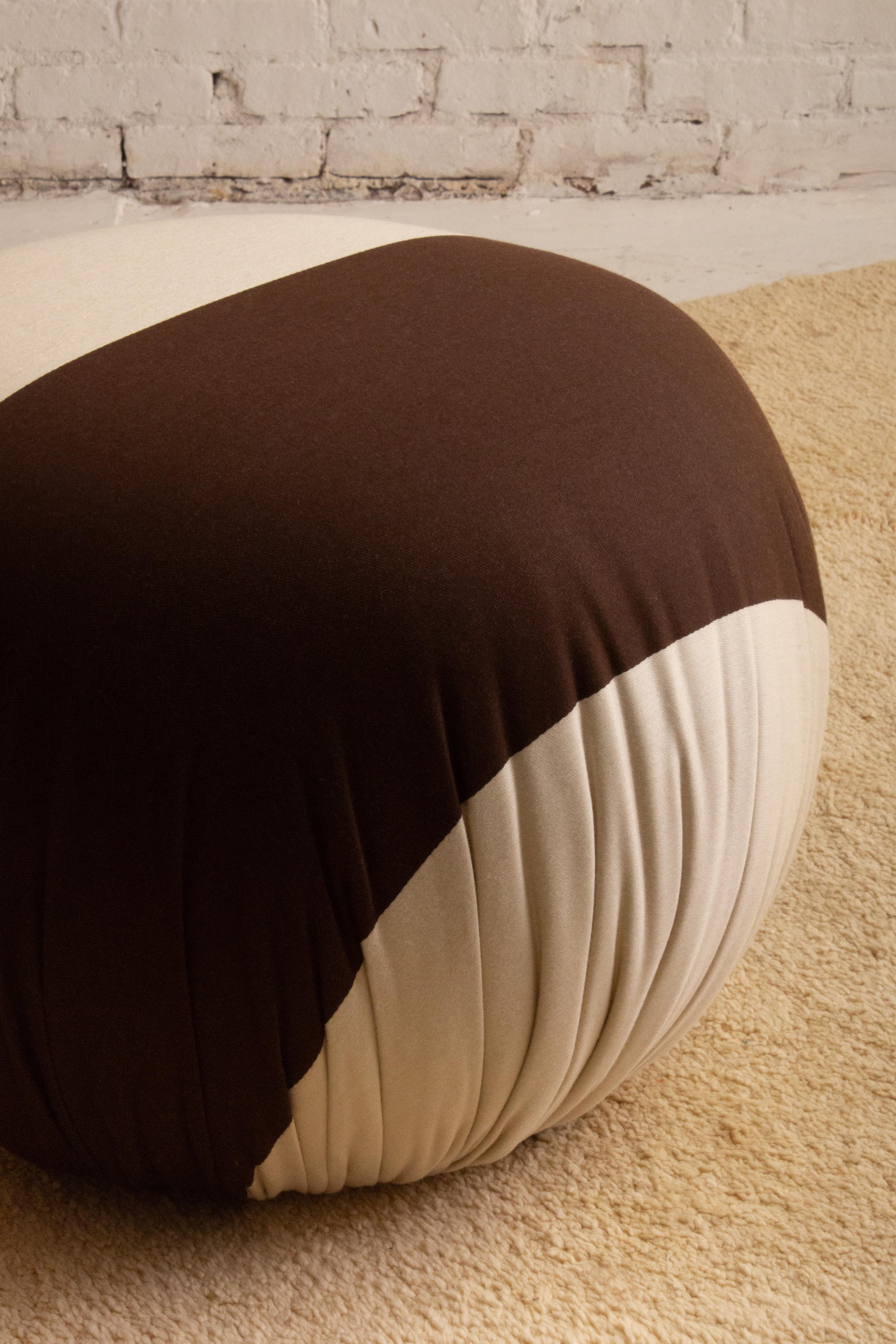American Post Modern Pouf Ottoman by Weiman For Sale
