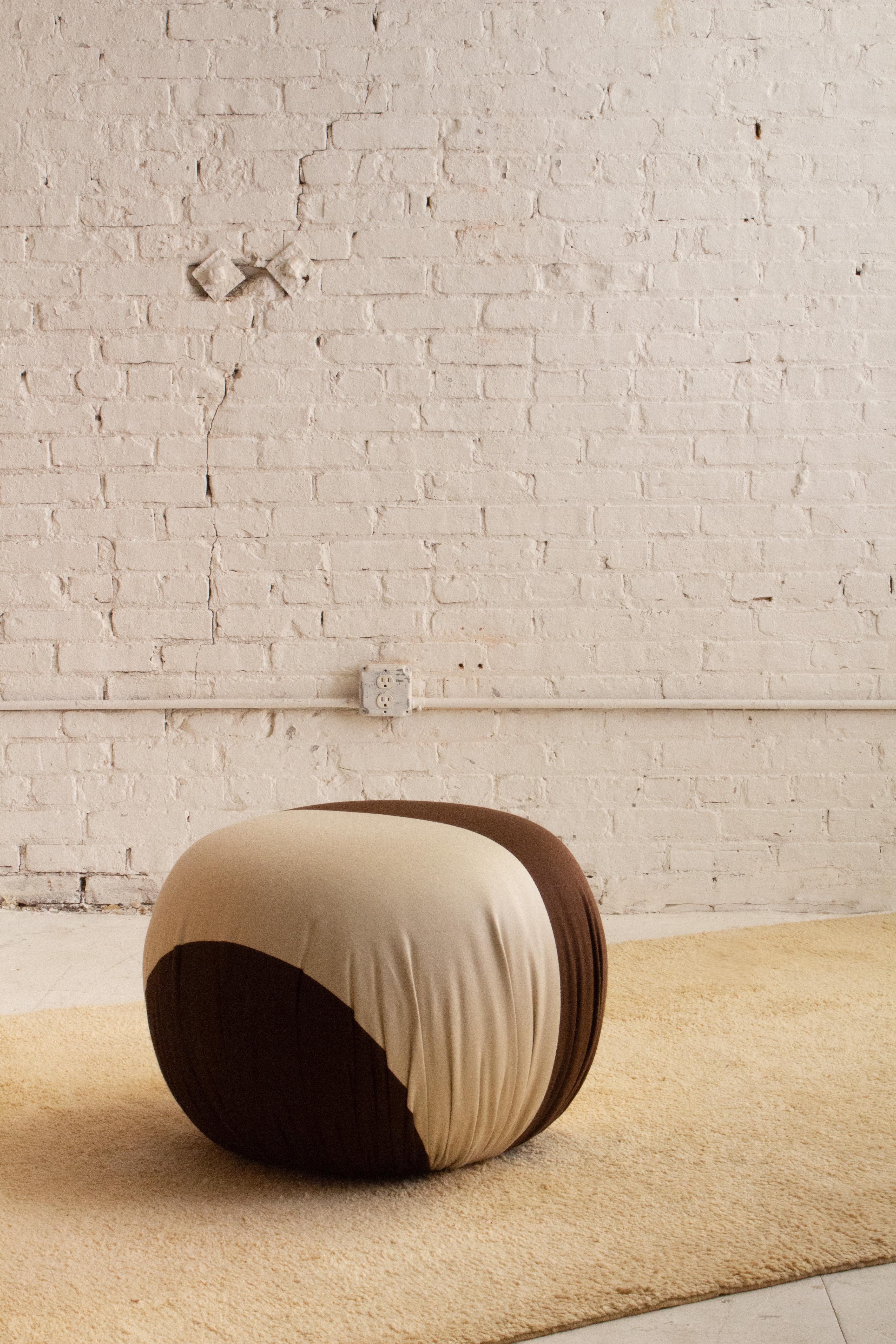 20th Century Post Modern Pouf Ottoman by Weiman For Sale