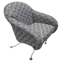 Post Modern Pull Up Side Chair by Thayer Coggin in Original Upholstery