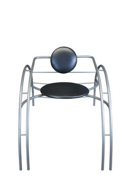 Post Modern Quebec 69 Tubular Sculptural Spider Chair by Les Amisca 40"