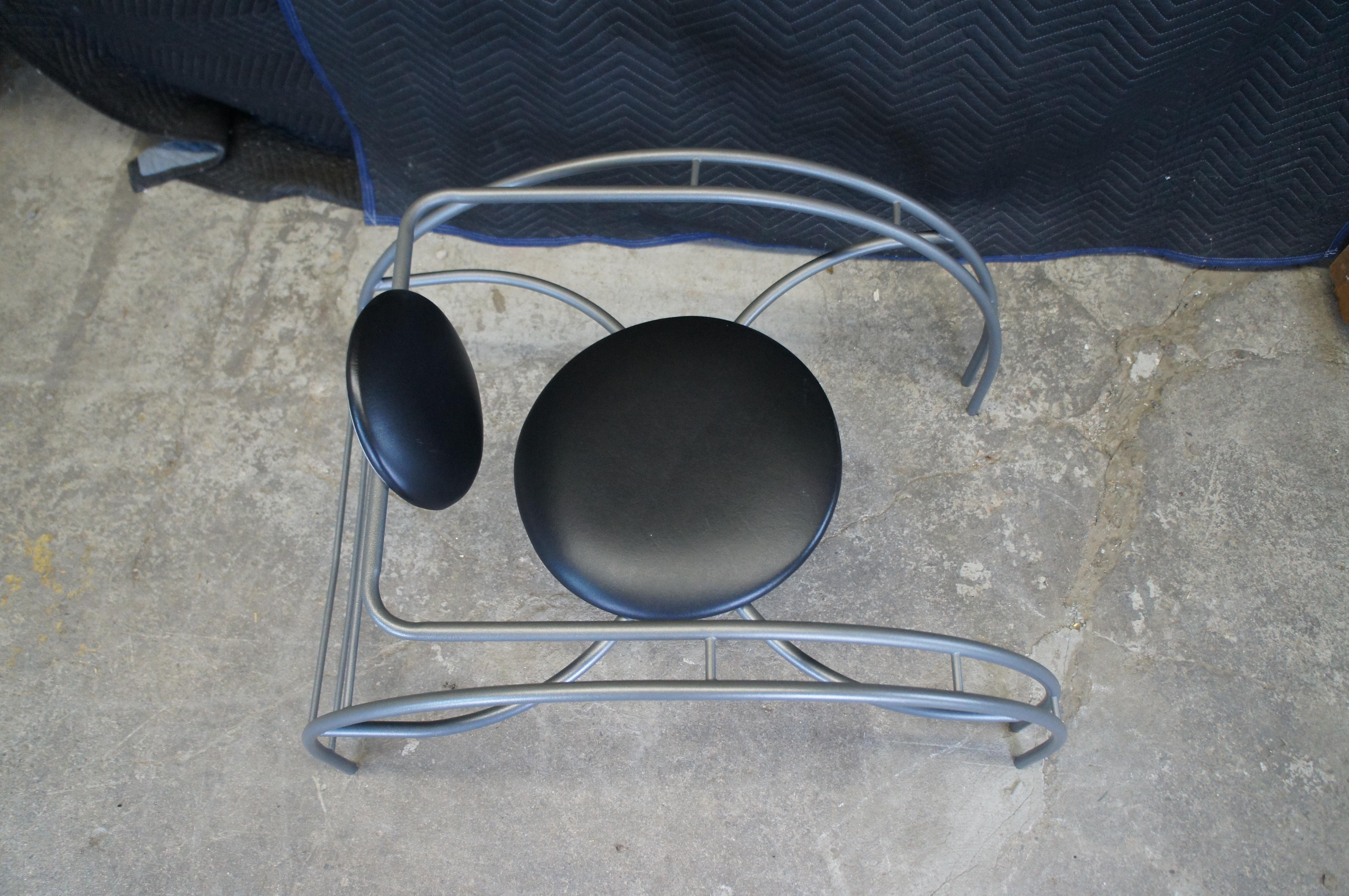 Post Modern Quebec 69 Tubular Sculptural Spider Chair by Les Amisca 40