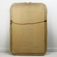 Postmodern Rattan Mirror in the Shape of a Ribbon with Bow by Betty Cobonpue