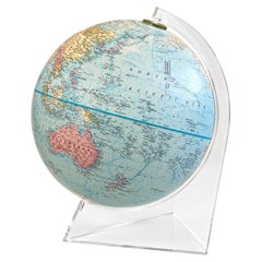 Post-Modern Replogle World Nation Series 12" Globe on Lucite Stand, circa 2000