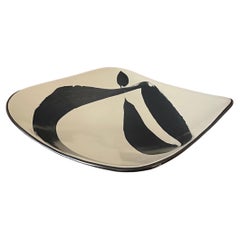 Vintage Post-Modern Rhombus Shaped Ceramic Bowl by Ann Mallory for Americaware