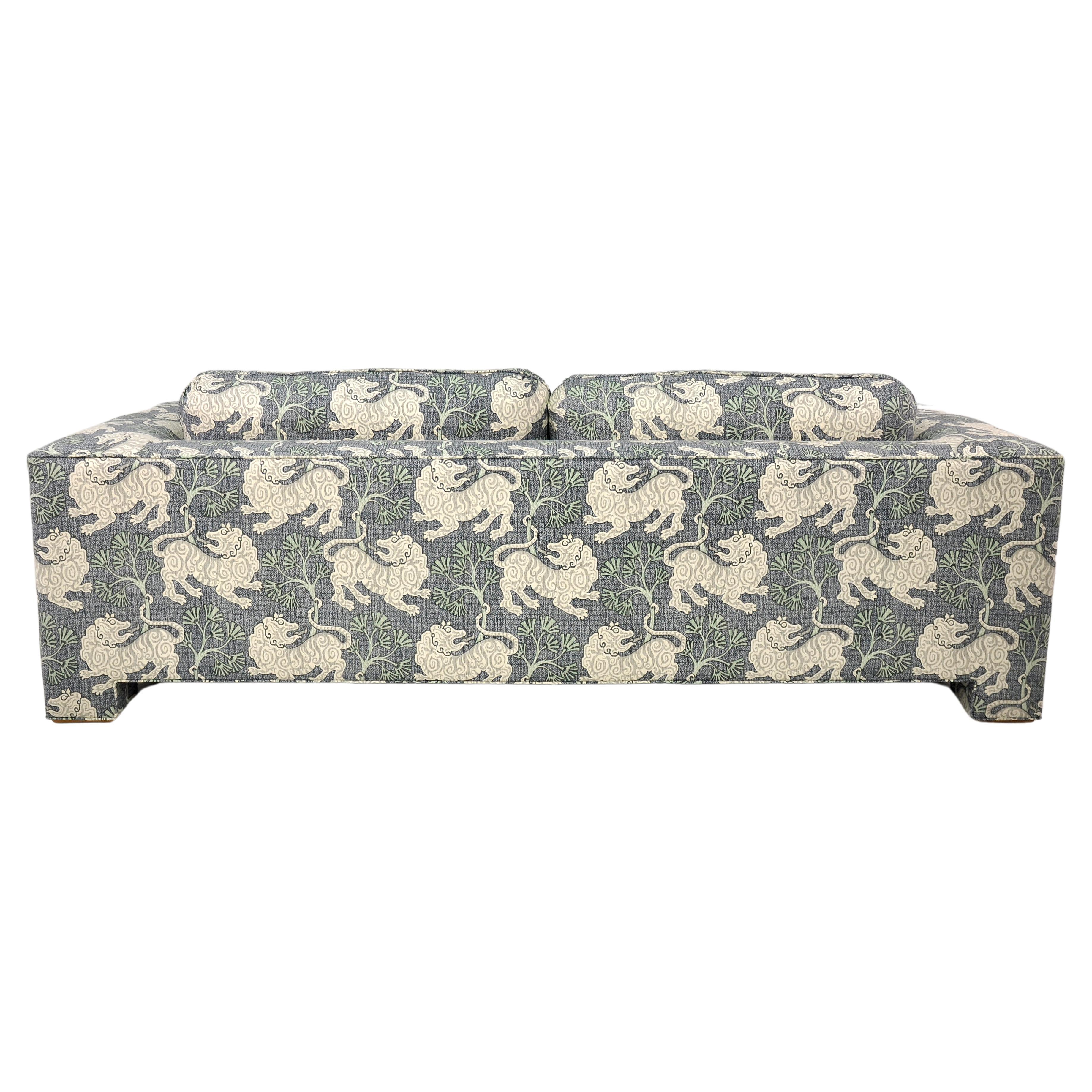 roche bobois sofa blue