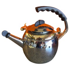 Post-Modern "Rocket" Stainless Steel Tea Kettle by Kamenstein
