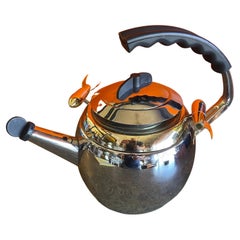 Vintage Post-Modern "Rocket" Stainless Steel Tea Kettle by Kamenstein