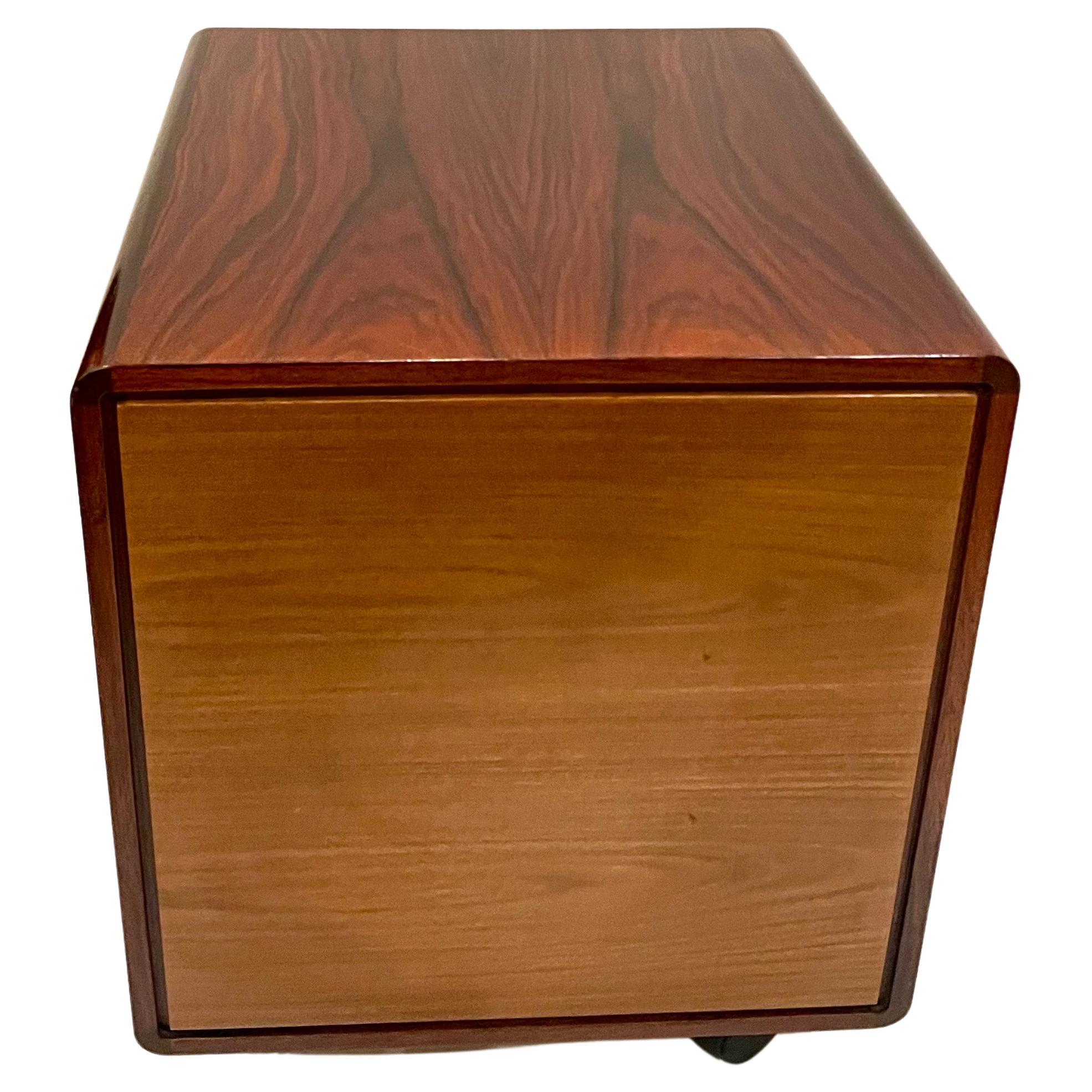 Post Modern Rosewood File Cabinet by Sibast Mobler Design by Posborg & Meyhoff In Excellent Condition For Sale In San Diego, CA
