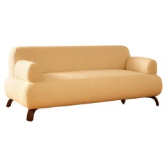 Post Modern Rounded Edge Three Seater Sofa
