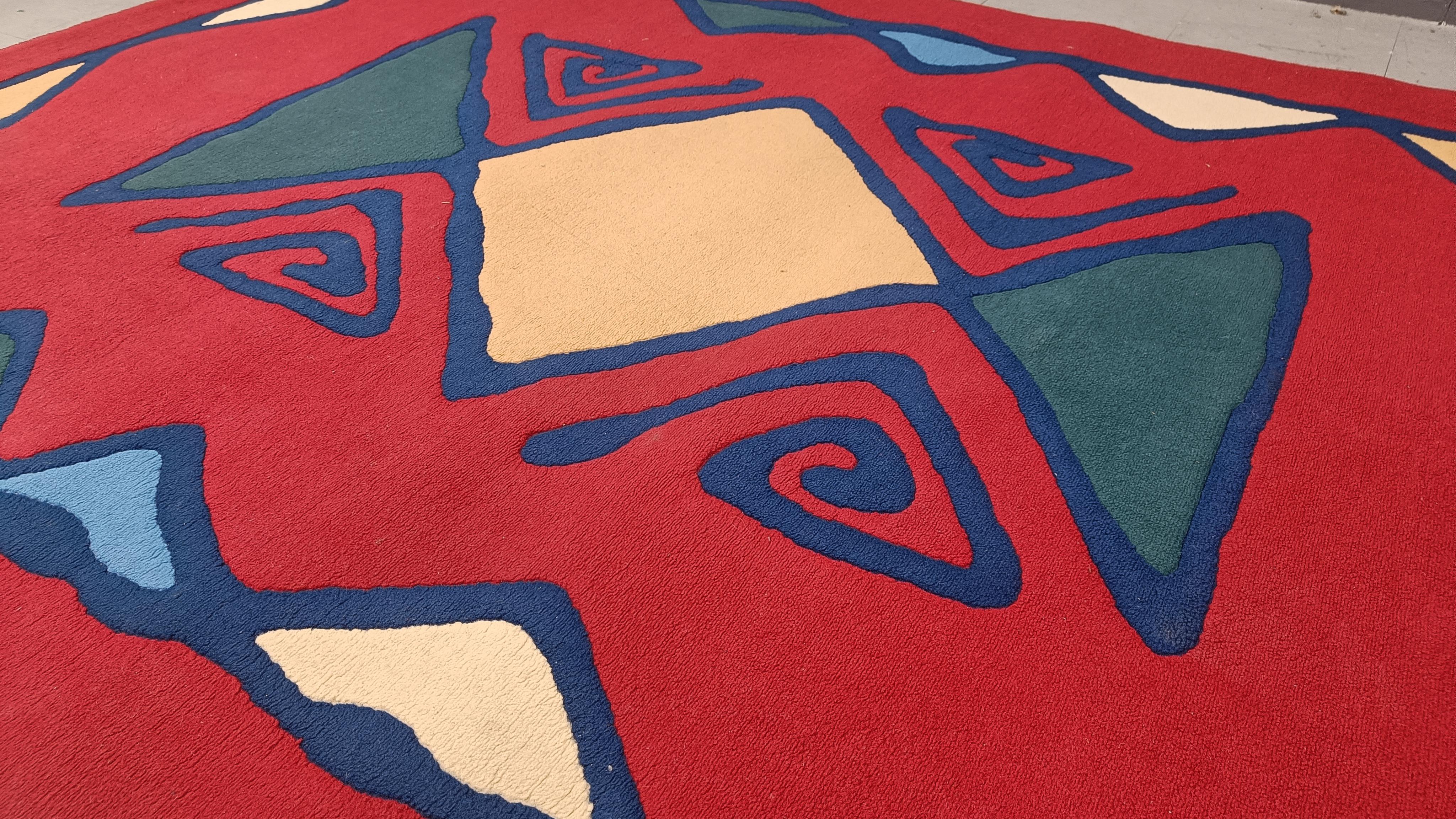 Post modern rug, 1980s For Sale 2