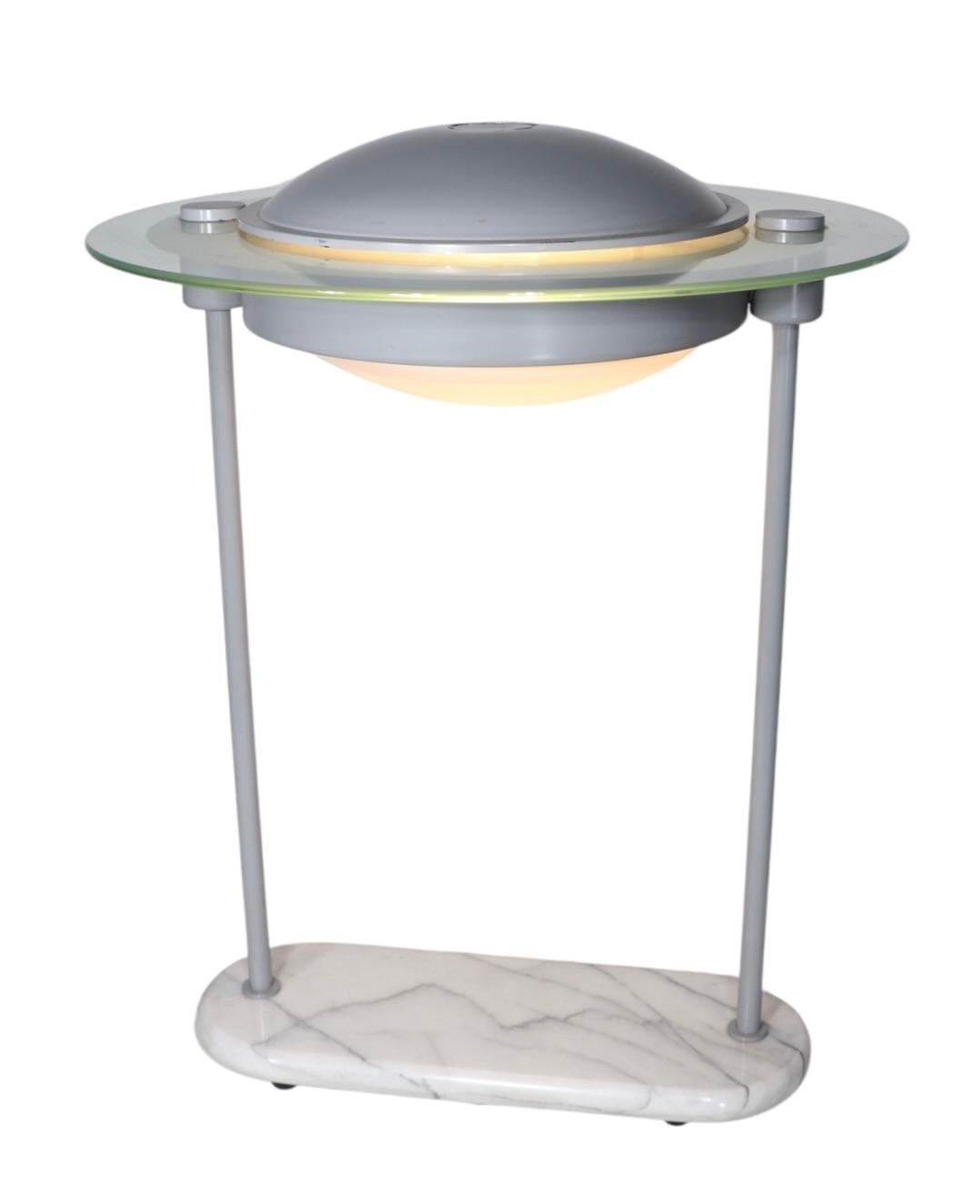Lampada da scrivania postmoderna Saturn di Sonneman del 1980 circa in vendita 8