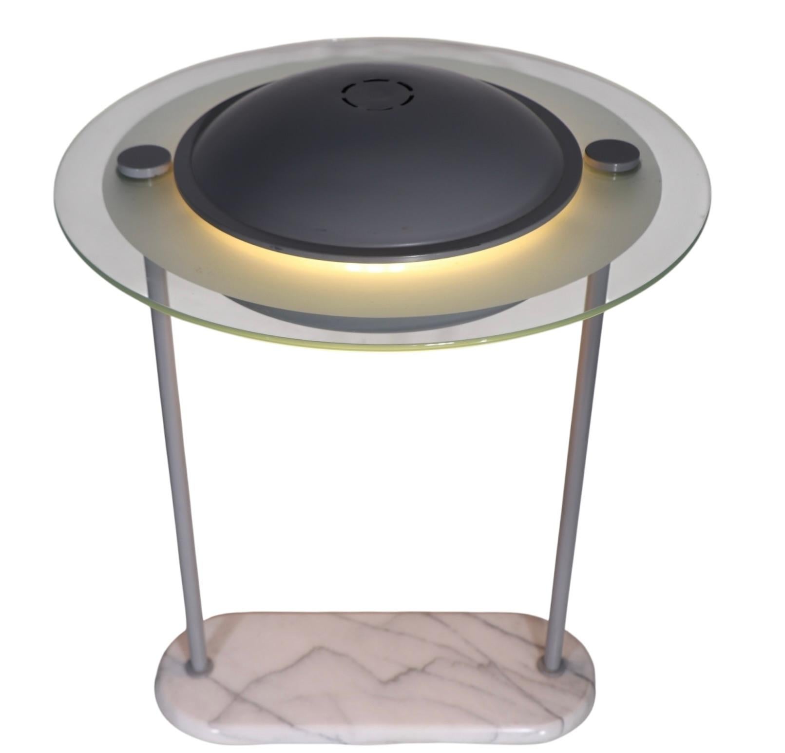 Lampada da scrivania postmoderna Saturn di Sonneman del 1980 circa in vendita 13