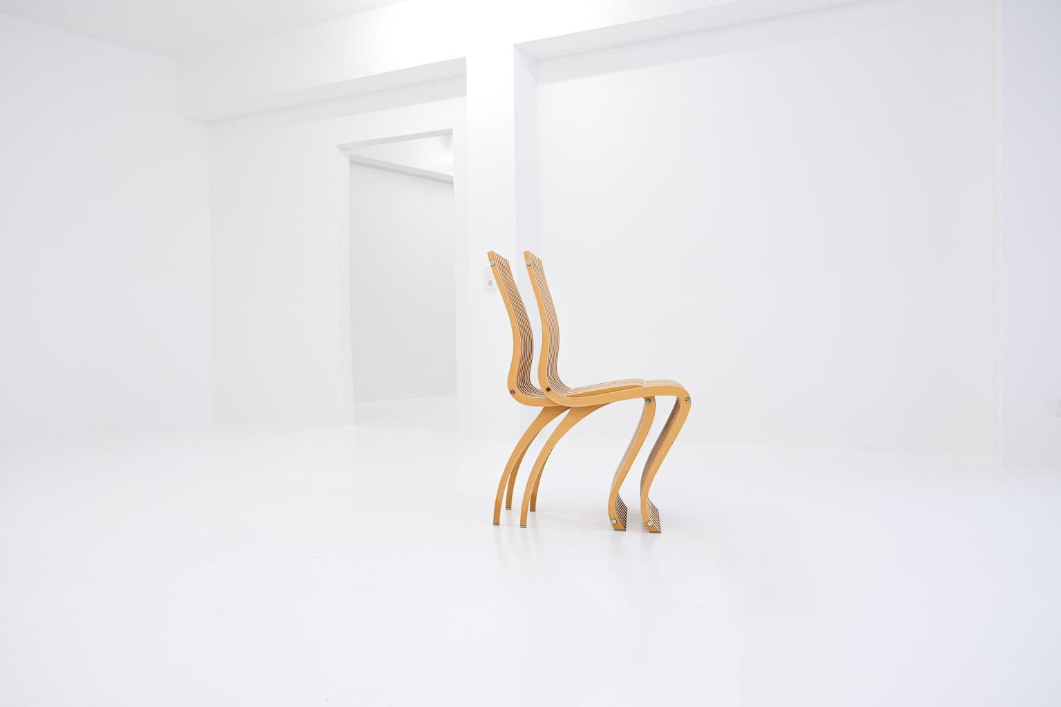 Paire de chaises post-modernes Schizzo, deux en une, de Ron Arad pour Vitra 6