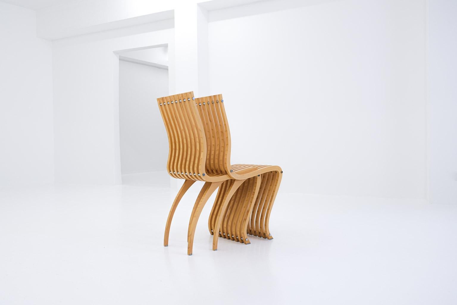 Paire de chaises post-modernes Schizzo, deux en une, de Ron Arad pour Vitra 9