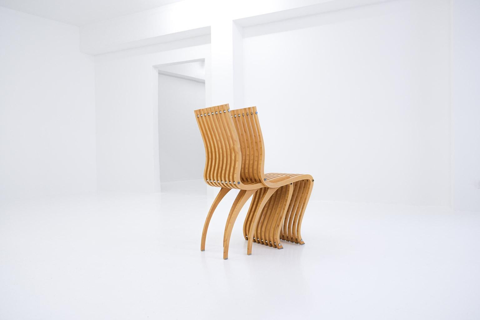 Paire de chaises post-modernes Schizzo, deux en une, de Ron Arad pour Vitra 2