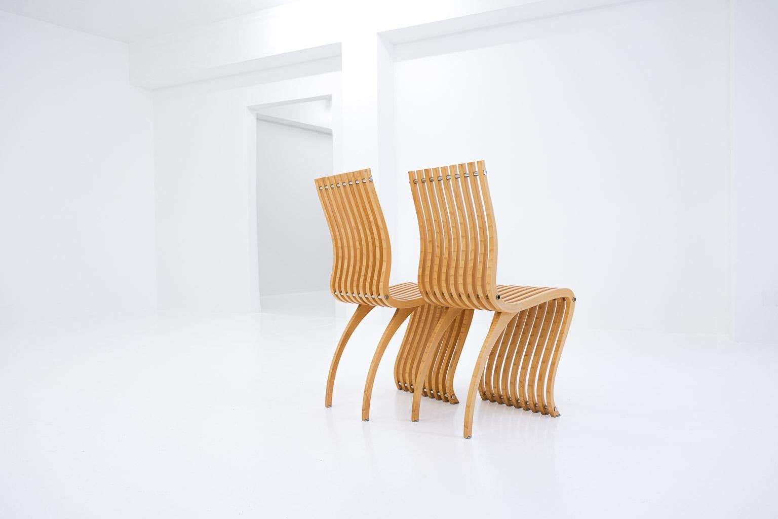 Paire de chaises post-modernes Schizzo, deux en une, de Ron Arad pour Vitra 3