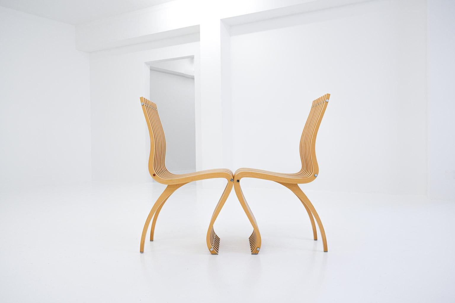 Paire de chaises post-modernes Schizzo, deux en une, de Ron Arad pour Vitra 4