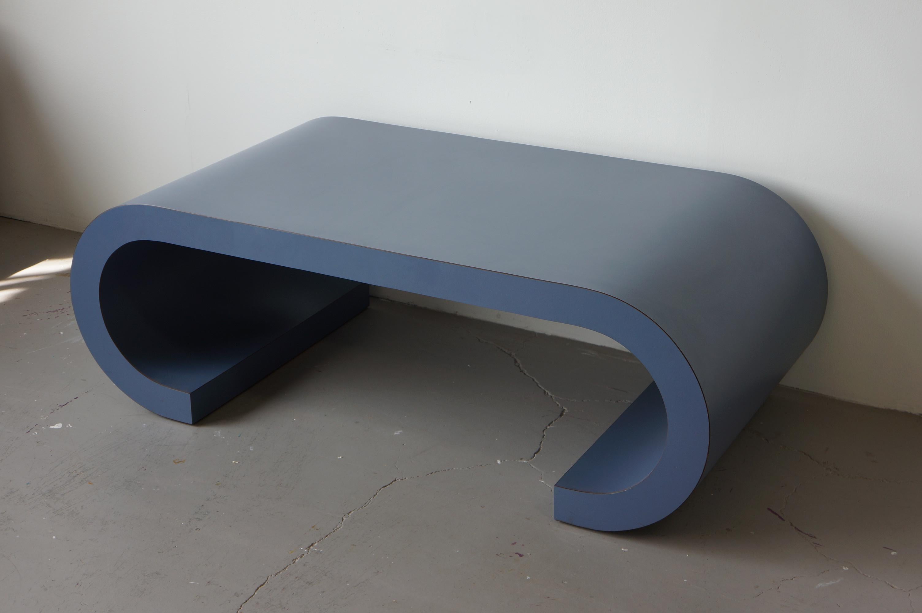 Post modern scroll coffee table  For Sale 4