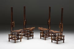 Post Modern Sculptural Chairs by Anacleto Spazzapan