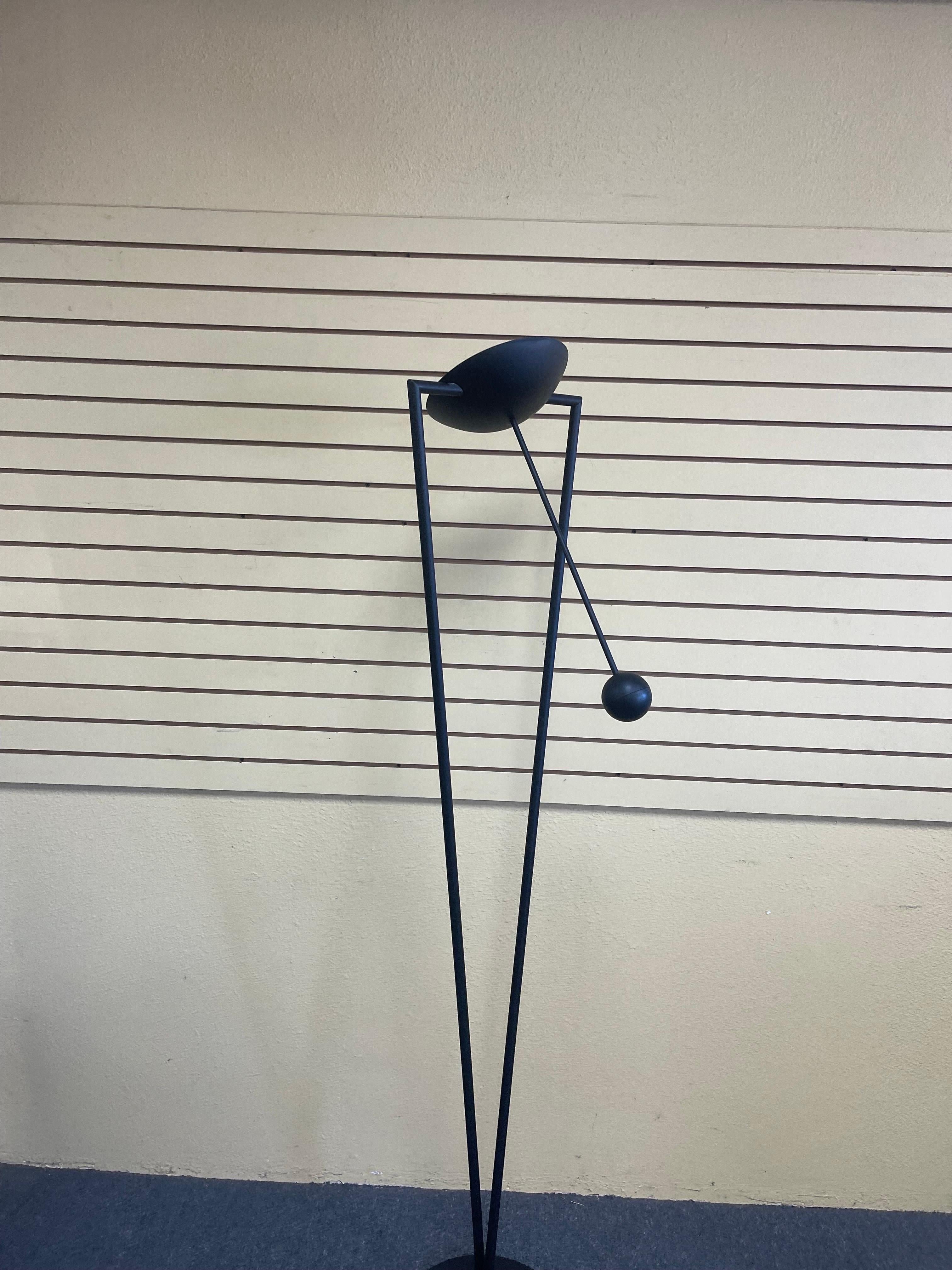 Post-Modern Sculptural Multi-Directional Floor Lamp / Torchiere by Ron Rezek For Sale 5