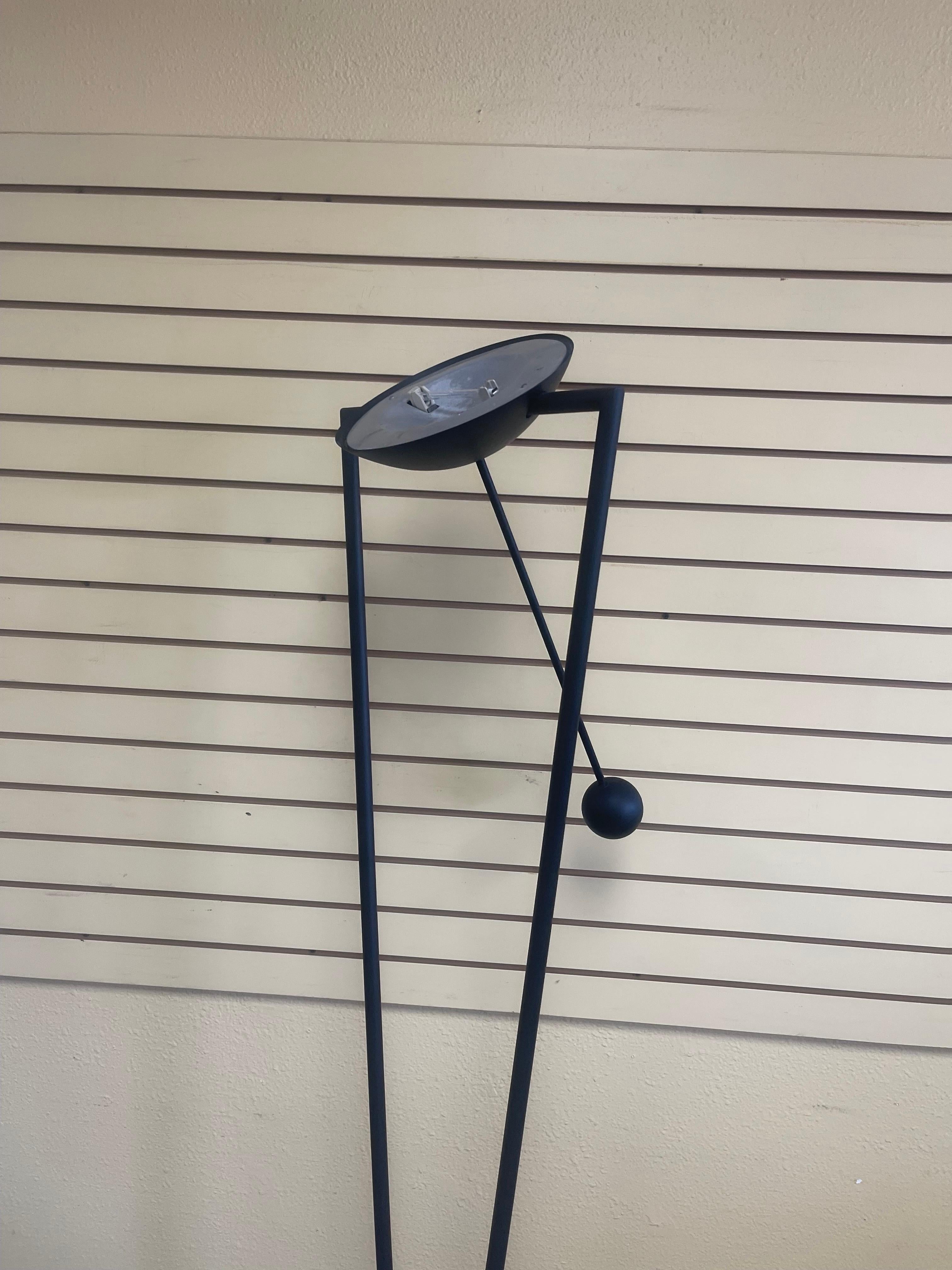 Post-Modern Sculptural Multi-Directional Floor Lamp / Torchiere by Ron Rezek For Sale 6