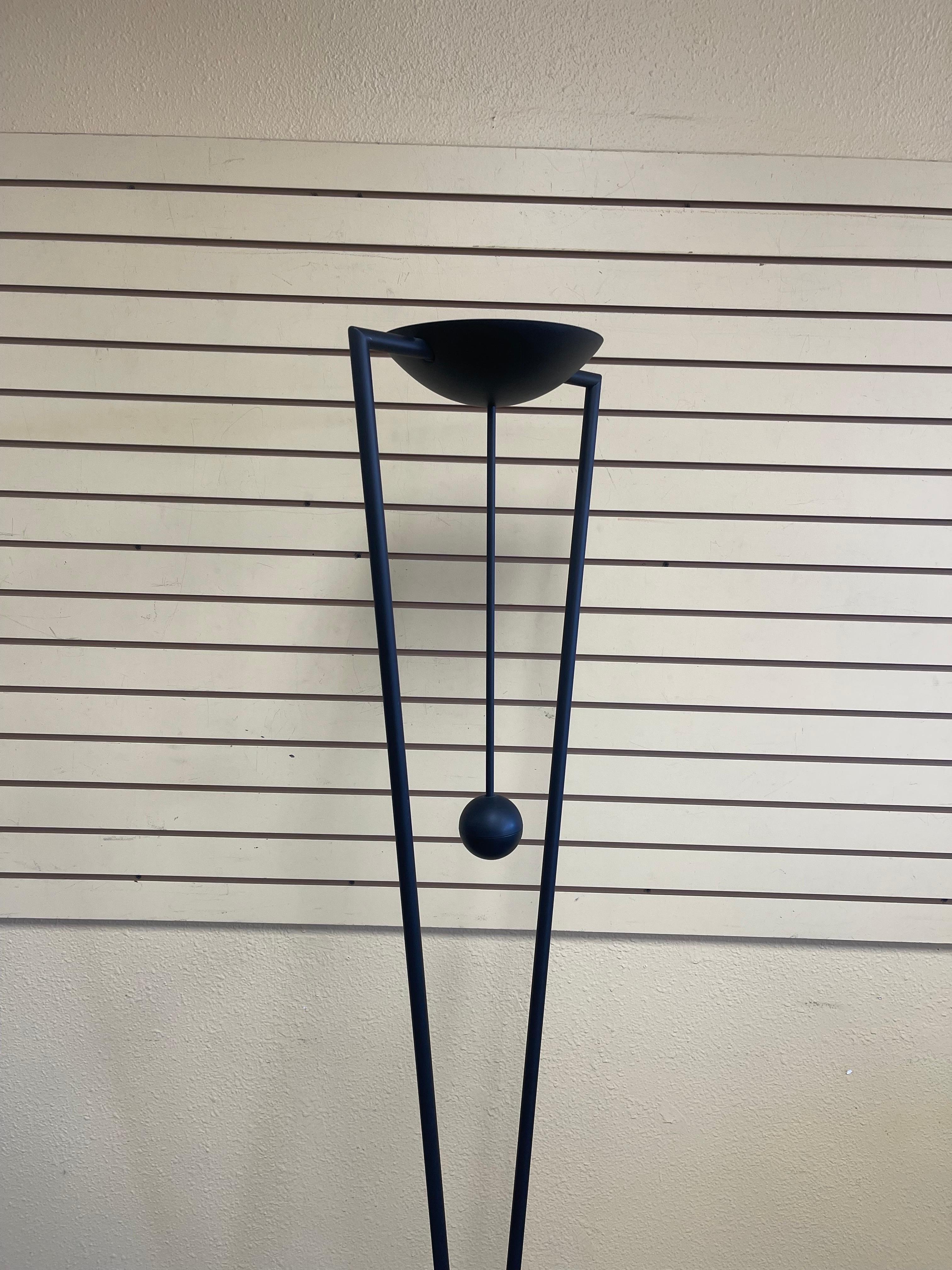 Post-Modern Sculptural Multi-Directional Floor Lamp / Torchiere by Ron Rezek For Sale 7