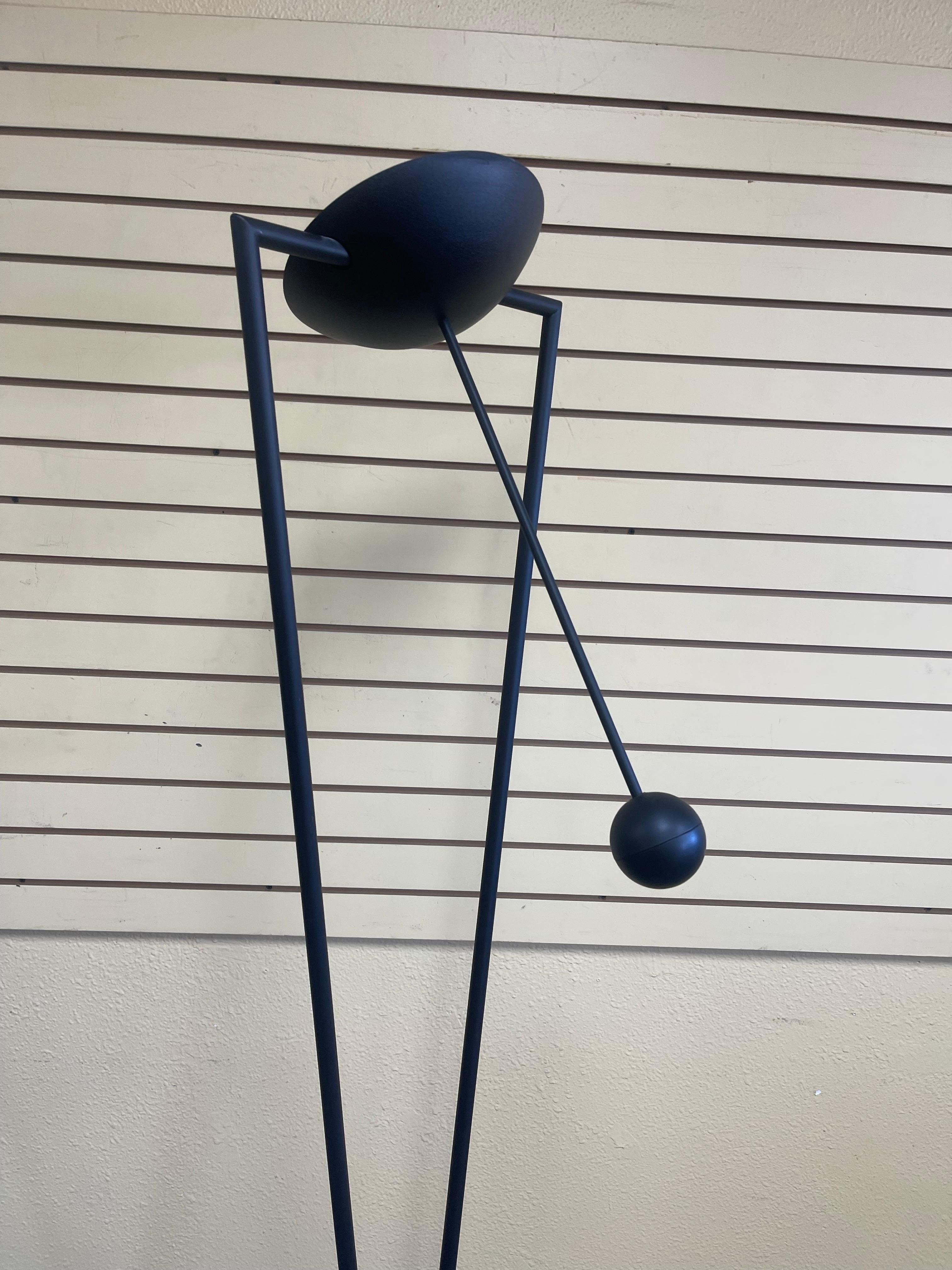 Post-Modern Sculptural Multi-Directional Floor Lamp / Torchiere by Ron Rezek For Sale 8