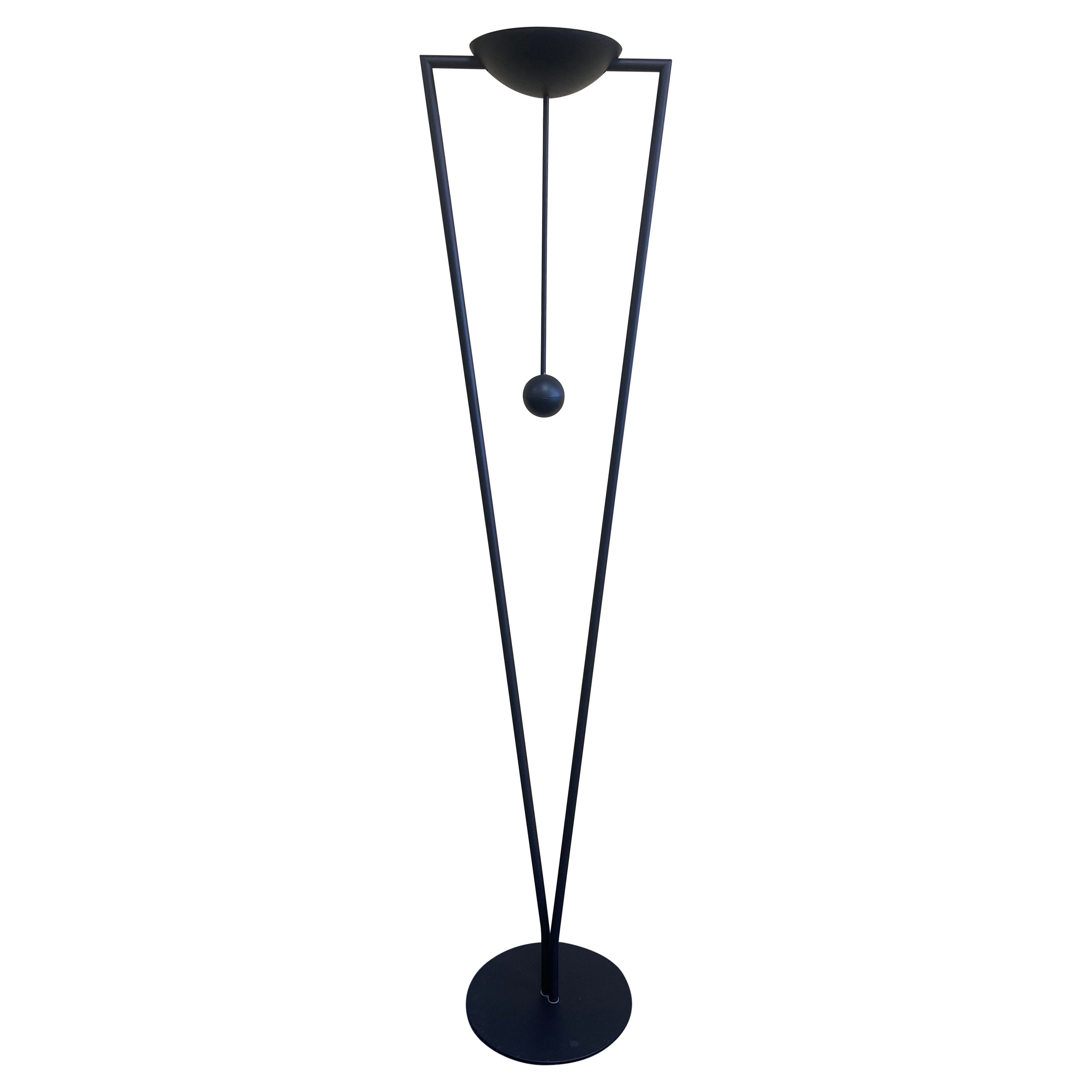 Post-Modern Sculptural Multi-Directional Floor Lamp / Torchiere by Ron Rezek