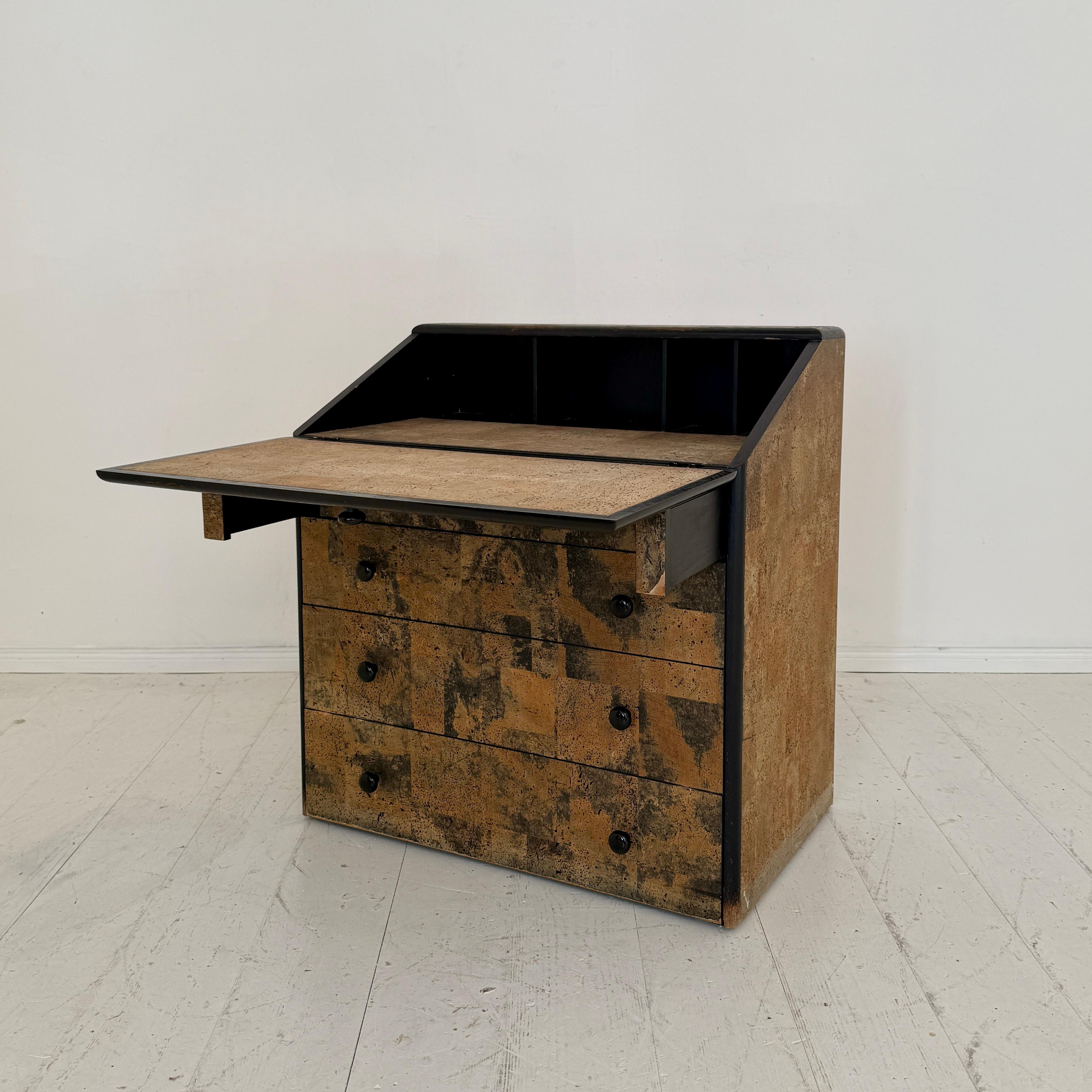 Post-Modern Secretaire in Cork by Peter Maly, Serie 5 for COR, circa 1975 For Sale 5