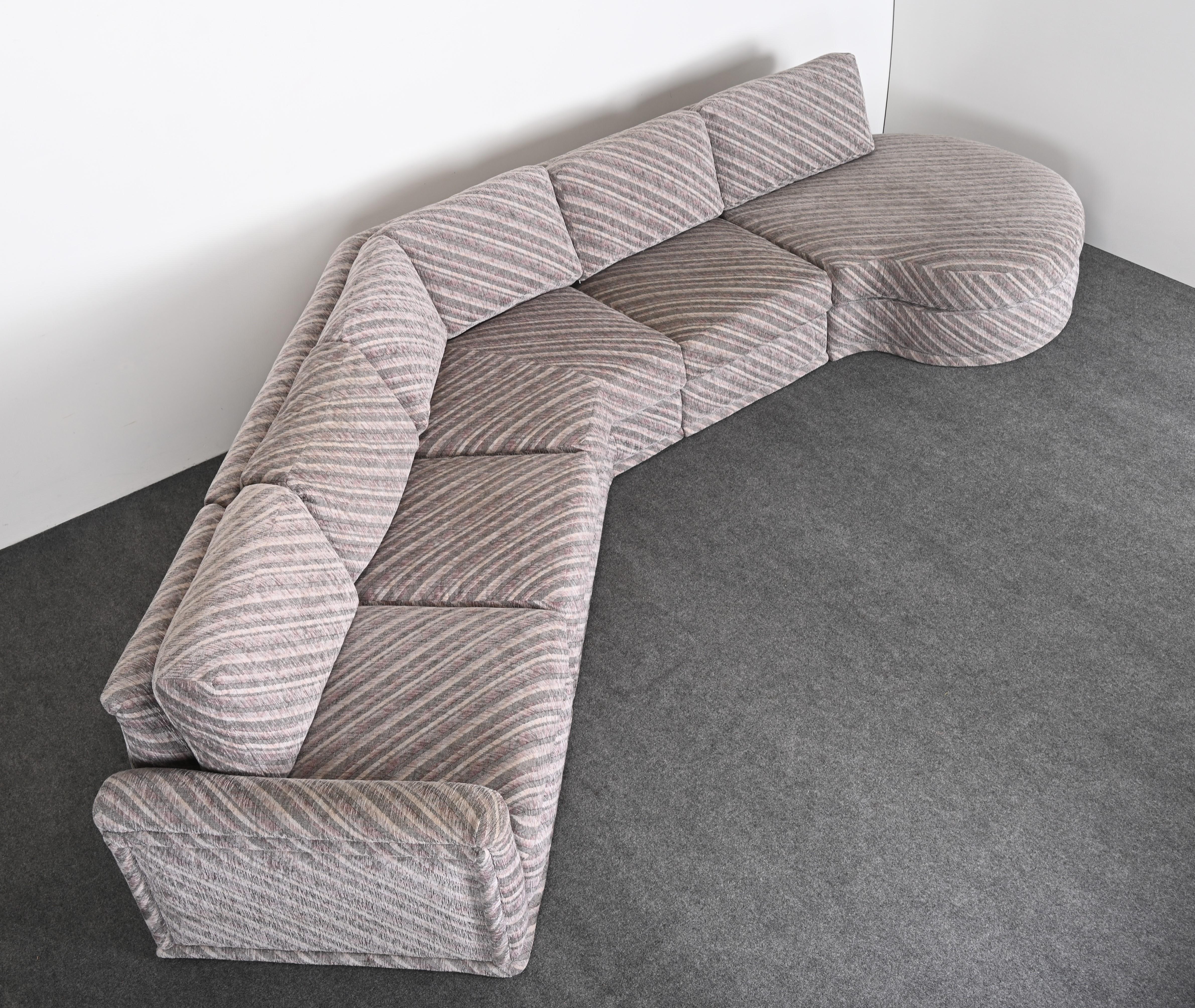 Canapé sectionnel post-moderne conçu par Milo Baughman pour Thayer Coggin, 1990 Bon état - En vente à Hamburg, PA