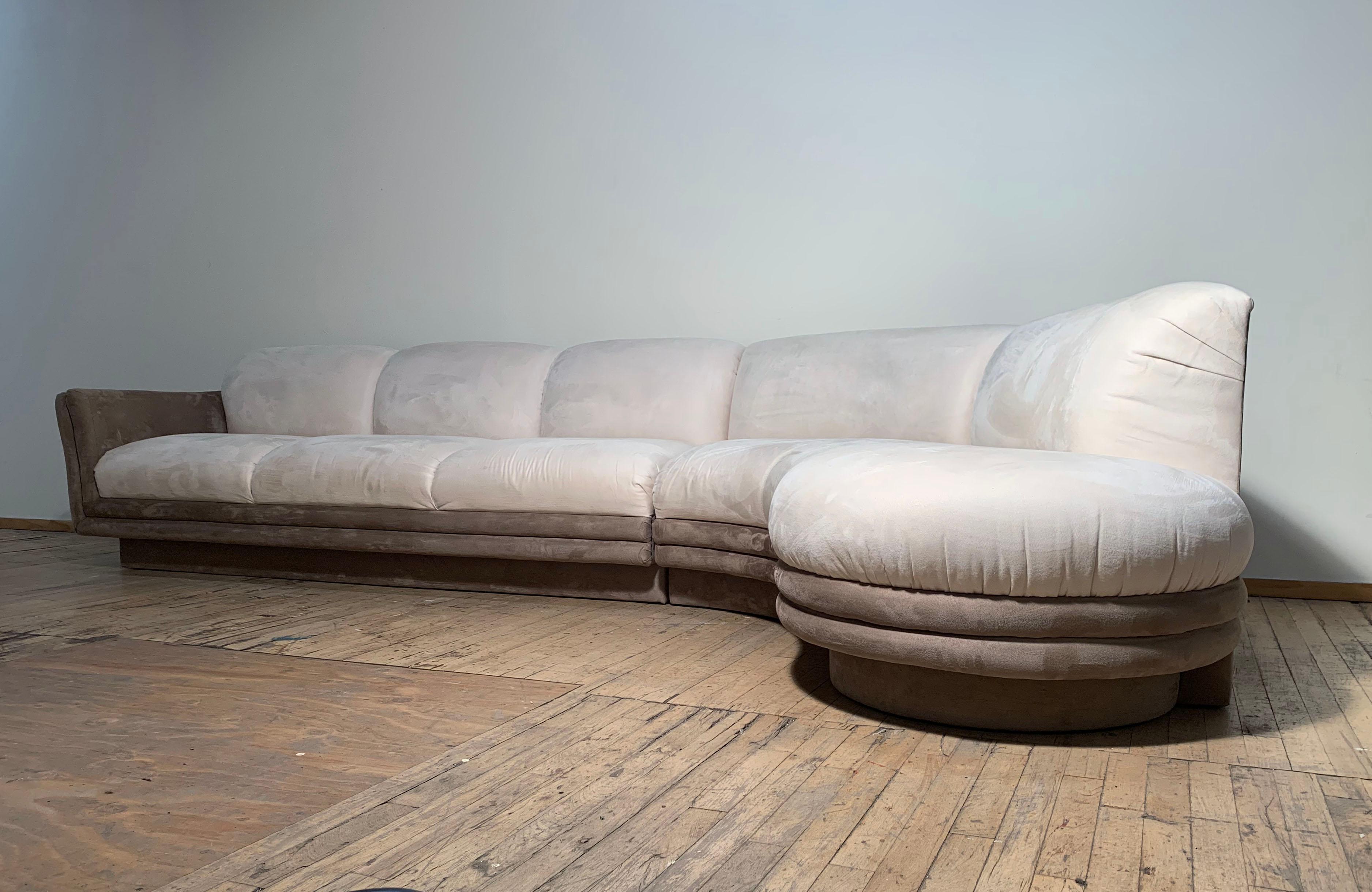 Post-Modern Post Modern Serpentine Cloud Sectional Sofa by Vladimir Kagan Weiman Preview