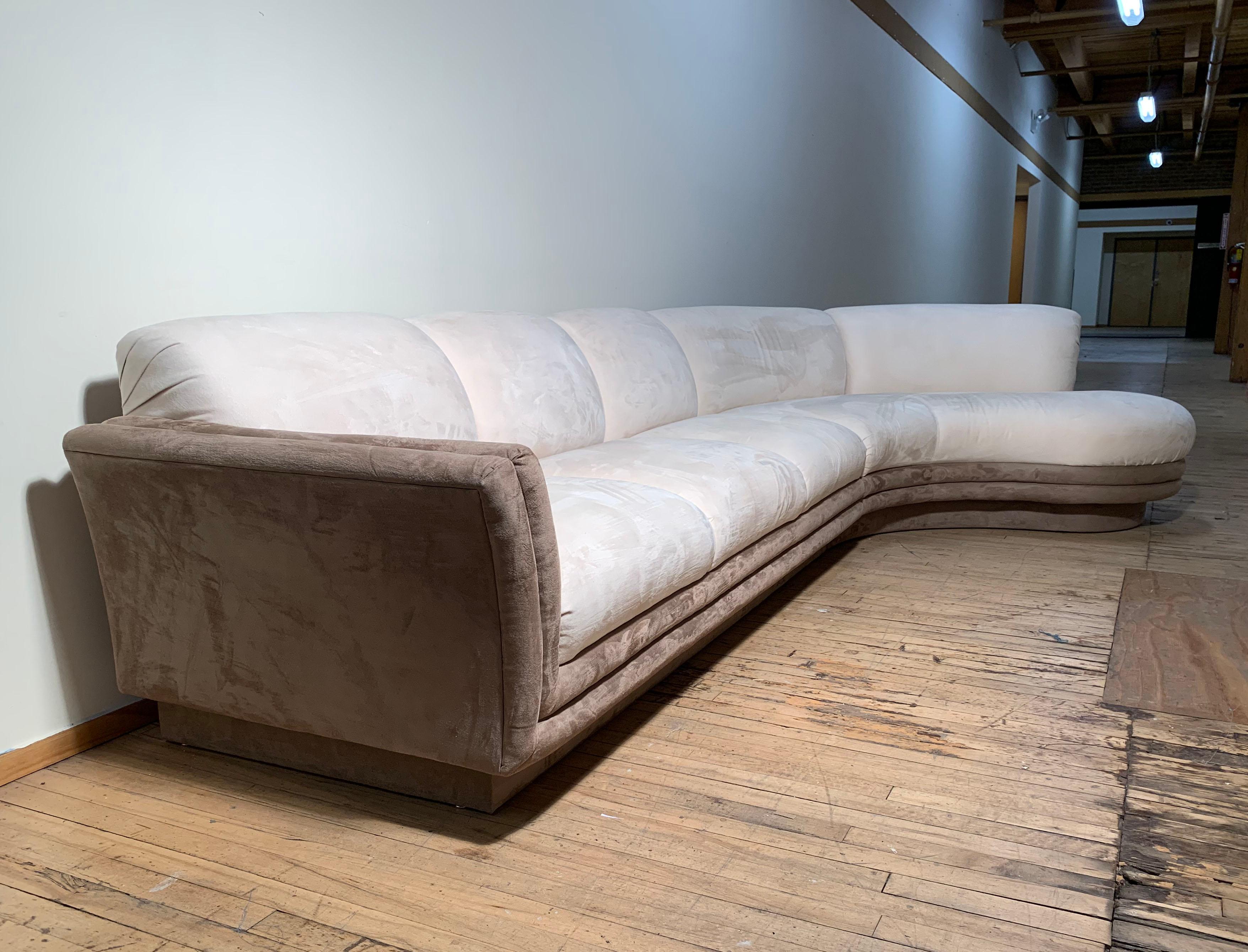 Upholstery Post Modern Serpentine Cloud Sectional Sofa by Vladimir Kagan Weiman Preview