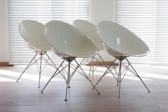 Post Modern Set of Four Dining Chairs by Philippe Starck for Kartell, 1990s