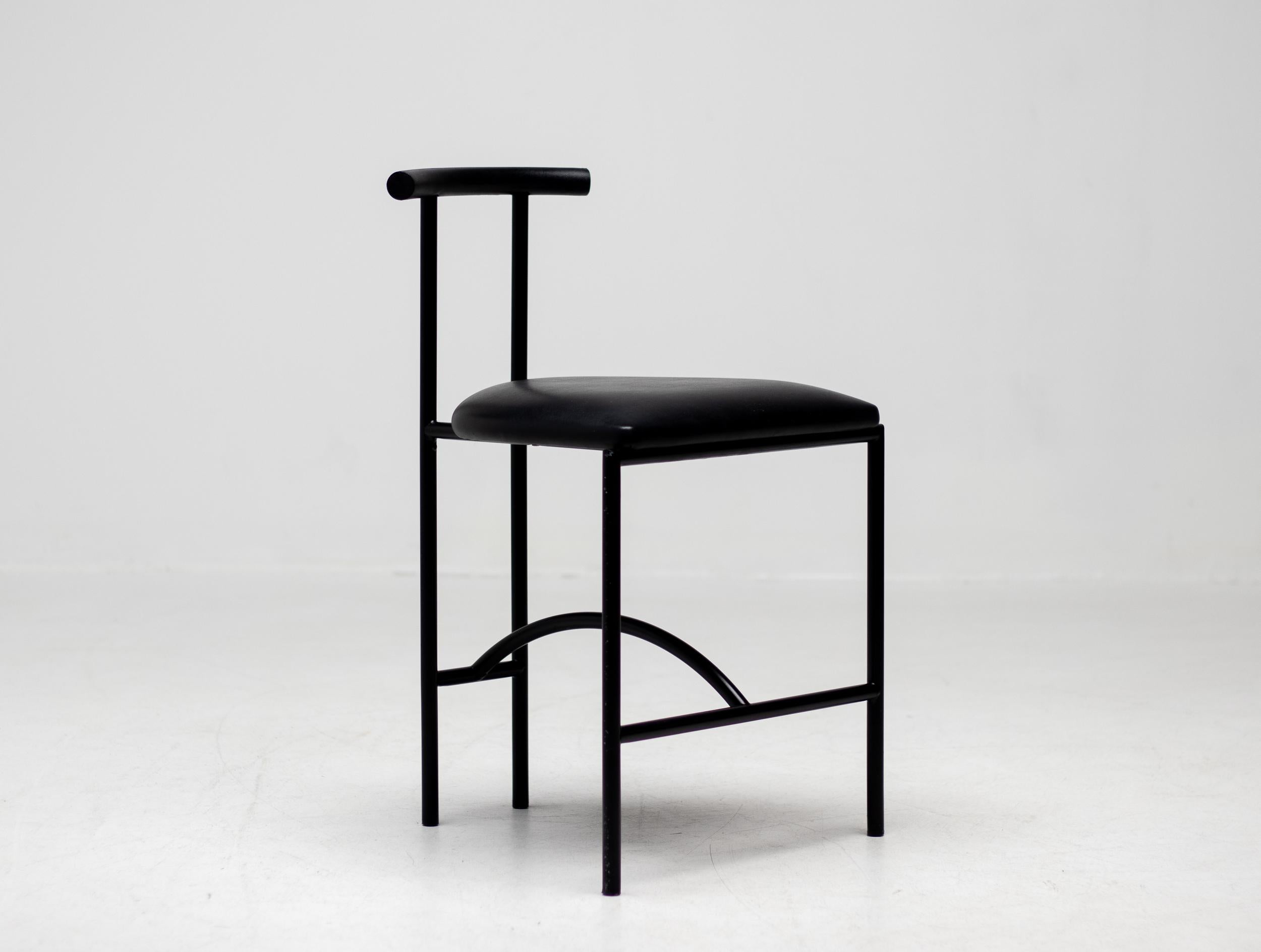 Steel Post-Modern Set of Six Tokyo Chairs by Rodney Kinsman for Bieffeplast