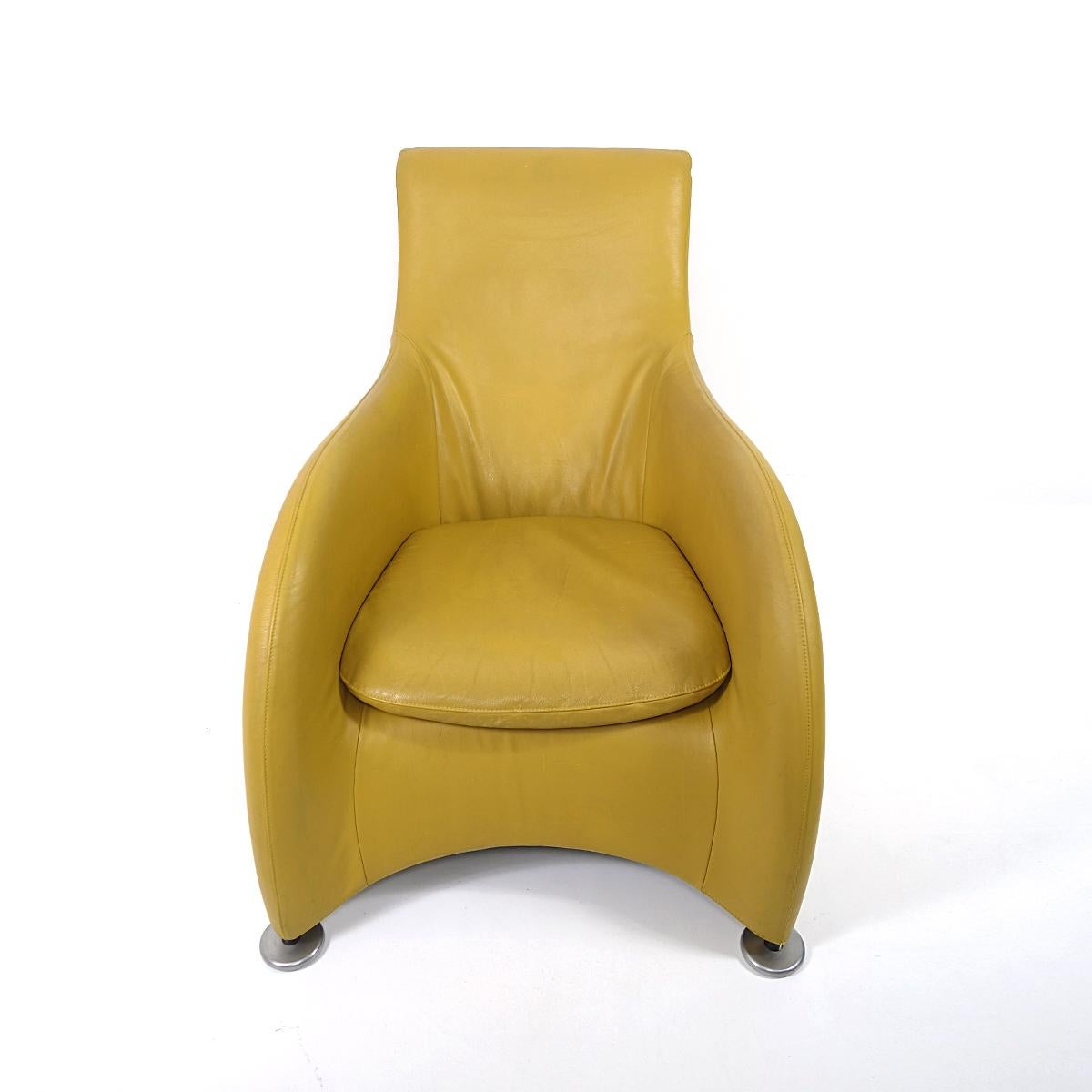 Post-modern Set of two Loge Chairs designed by Gerard van den Berg for Montis In Good Condition For Sale In Doornspijk, NL