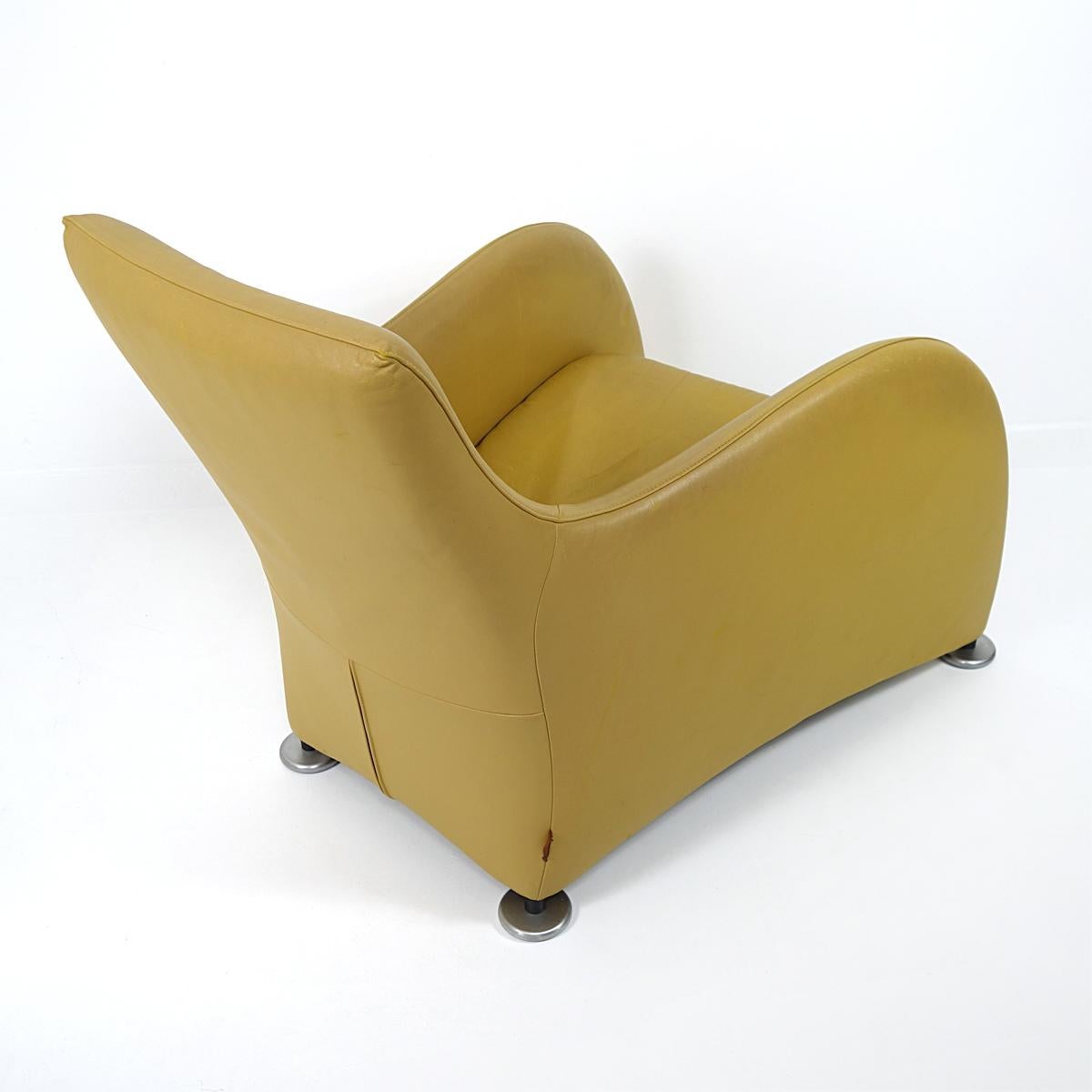 Post-modern Set of two Loge Chairs designed by Gerard van den Berg for Montis For Sale 1