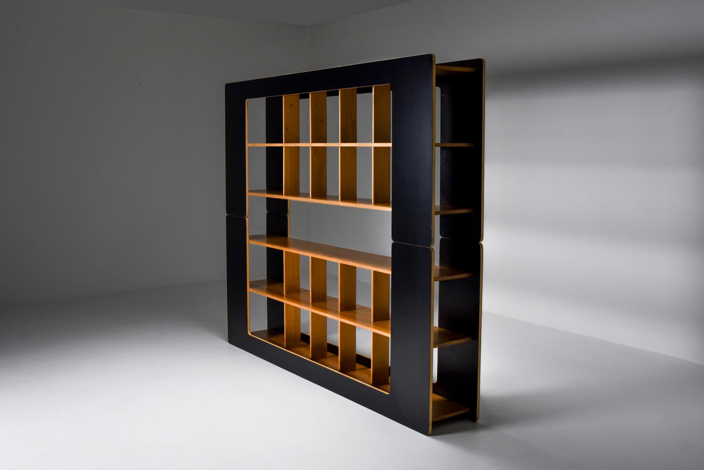 Italian Post-Modern Shelve Unit by Pamio and Toso