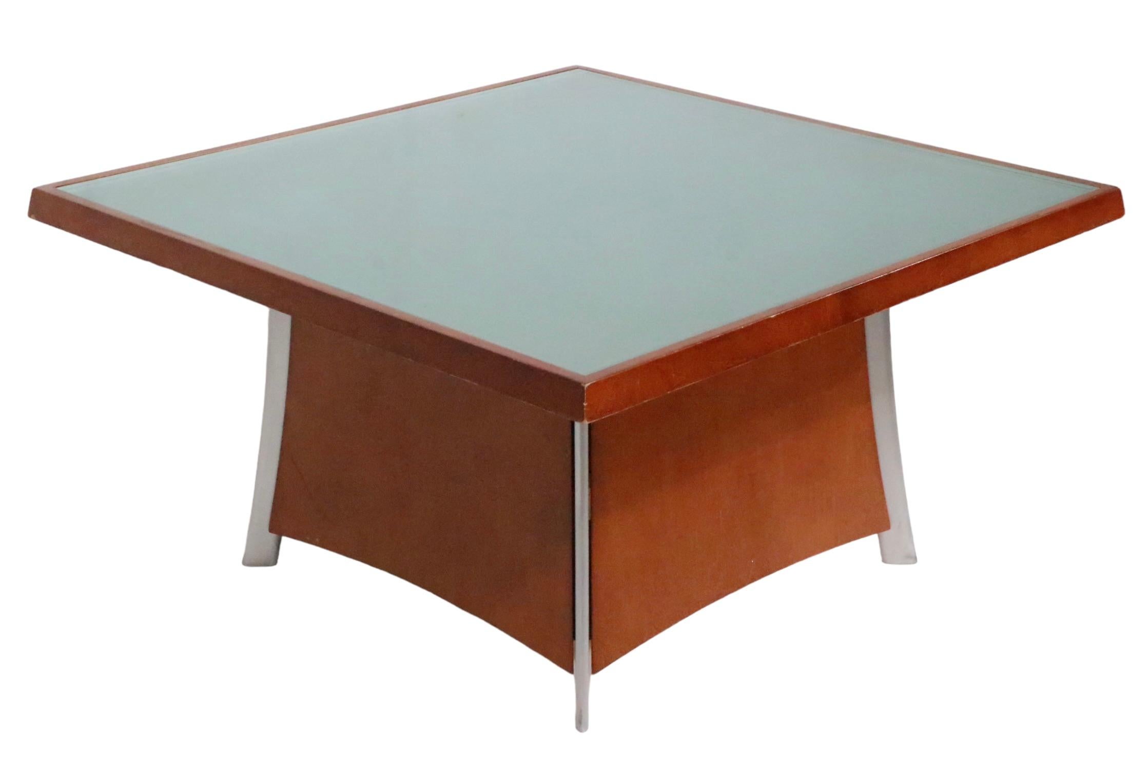 Post Modern Side End Table by Brayton International c 1990's  For Sale 4
